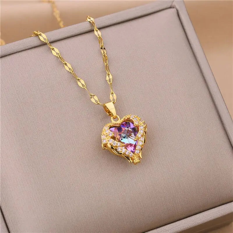 COLAR LUXUOSO DE CRISTAL