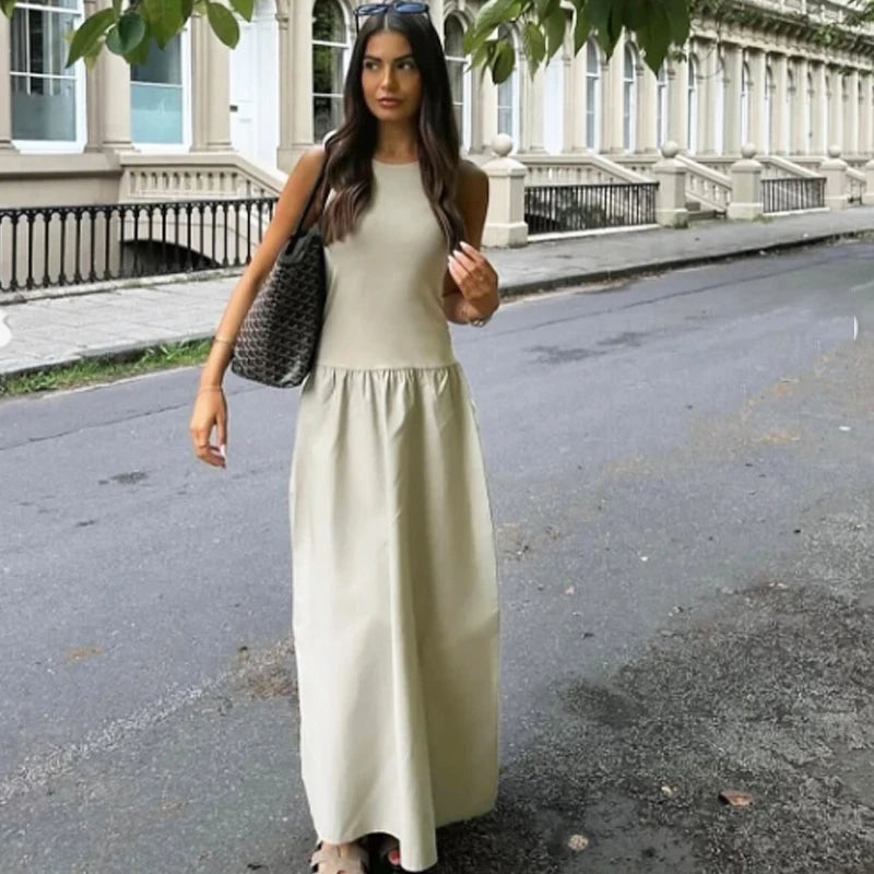 VESTIDO LONGO - SEM MANGAS