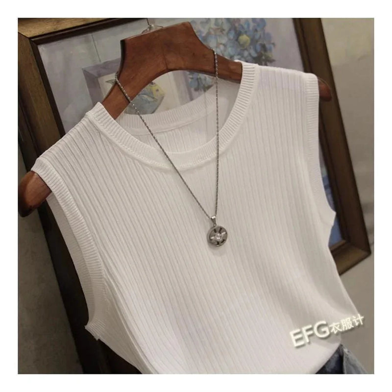BLUSA SEM MANGAS DE VERÃO