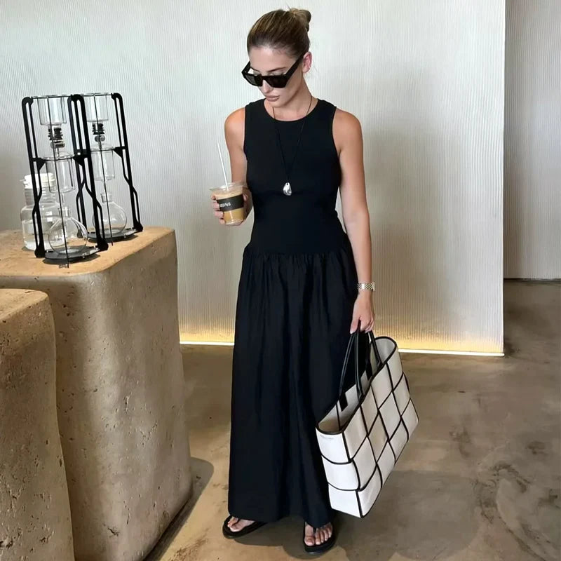 VESTIDO LONGO - SEM MANGAS