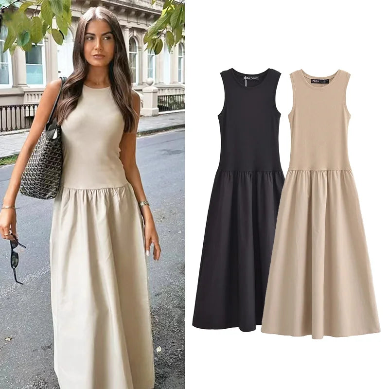 VESTIDO LONGO - SEM MANGAS