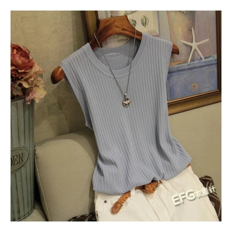 BLUSA SEM MANGAS DE VERÃO