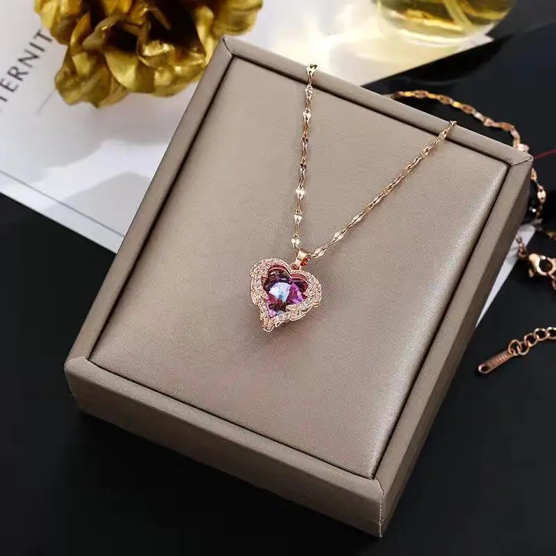 COLAR LUXUOSO DE CRISTAL