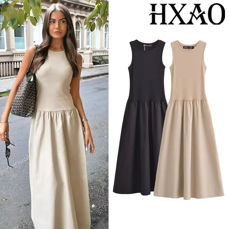 VESTIDO LONGO - SEM MANGAS